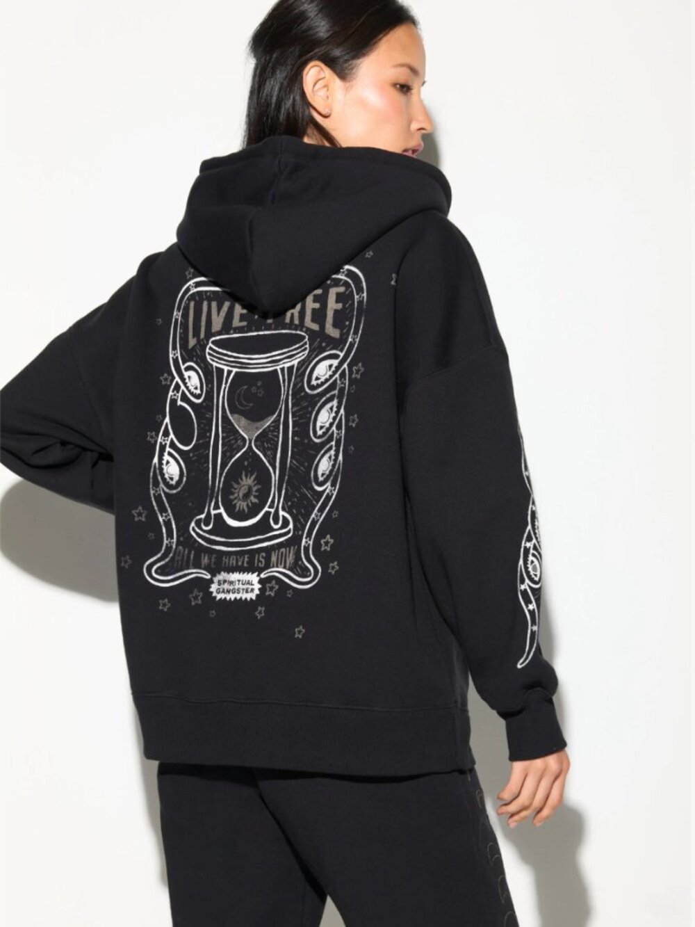 Spiritual Gangster Live Free Boyfriend Full Zip Jacket Size Large NWT $178